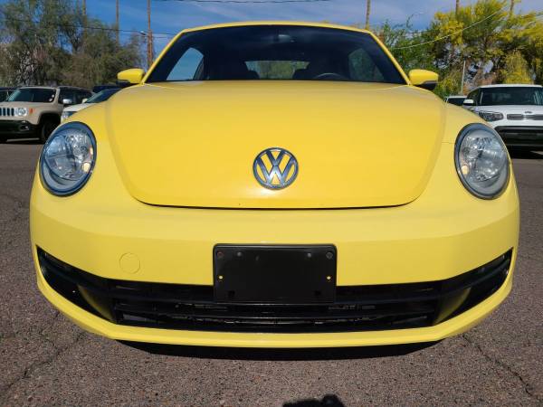 2012 VW Volkswagen Beetle 2 5L PZEV coupe Yellow Rush - cars & for sale in Mesa, AZ – photo 4