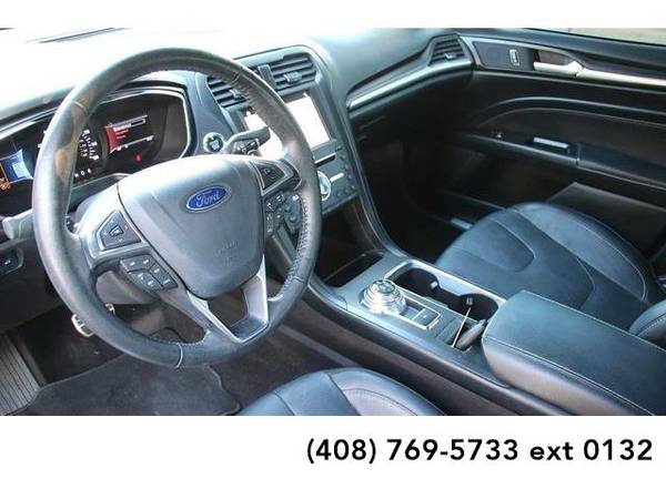 2017 Ford Fusion sedan Titanium 4D Sedan (Gray) for sale in Brentwood, CA – photo 10