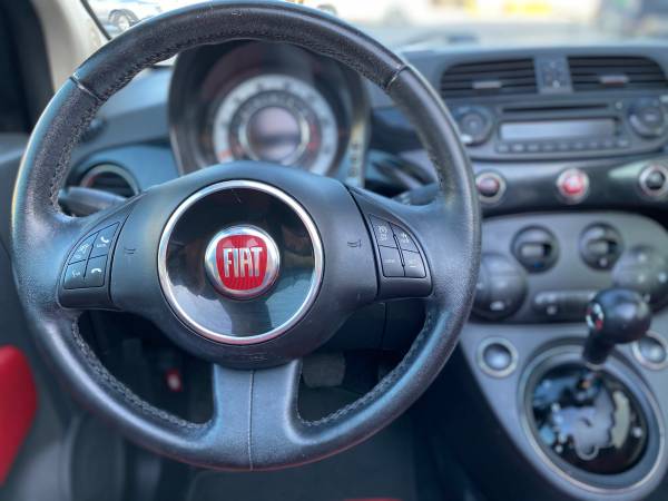 1-Owner! 2012 Fiat 500 Lounge CONVERTIBLE! Blk/Red, Runs/Drives... for sale in Austin, TX – photo 13