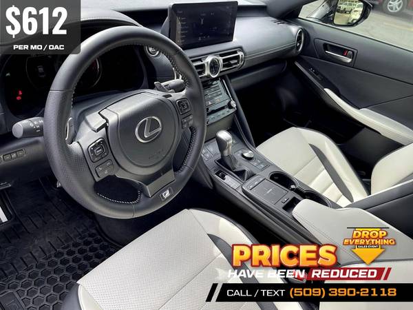 612/mo - 2021 Lexus IS F Sport AWD 1 Owner - - by for sale in Spokane, OR – photo 9