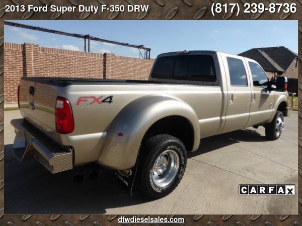 2013 Ford F 350 DRW 4WD Crew Cab Lariat DIESEL 100K MILES... for sale in Lewisville, TX – photo 8