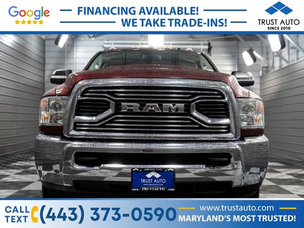 2017 Ram 3500 DRW TradesmanCrew Cab Dually 8FT Bed 6-Pass Cummins for sale in Sykesville, MD – photo 3