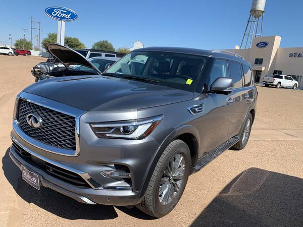 2021 INFINITI QX80 Luxe, 20 IN WHEELS, MOONROOF, 3RD ROW - cars & for sale in Brownfield, TX
