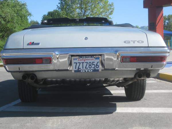 1970 PONTIAC GTO CONVERTIBLE 4spd, "SURVIVOR CAR for sale in Petaluma , CA – photo 7
