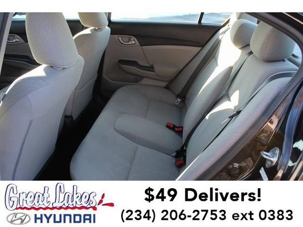 2013 Honda Civic sedan LX - - by dealer - vehicle for sale in Streetsboro, OH – photo 14