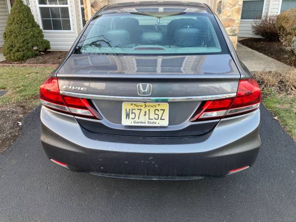 2014 Honda Civic LX grey color for sale in Metuchen, NJ – photo 4