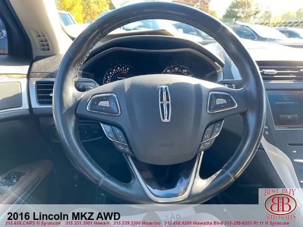 2016 LINCOLN MKZ AWD Fall Sale Everyone Approved! for sale in NEWARK, NY – photo 12