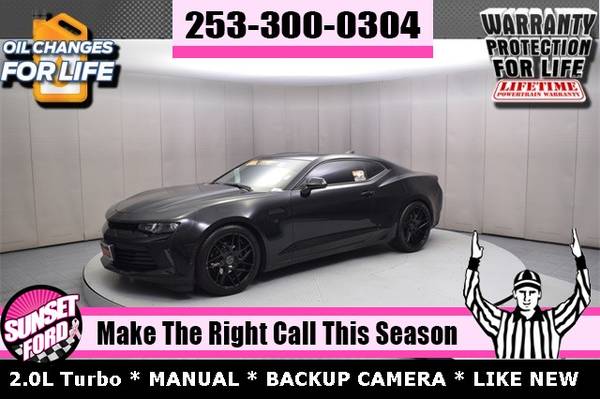 MANUAL 2018 Chevrolet Camaro Chevy LS 2.0L TURBO Coupe WARRANTY for sale in Sumner, WA