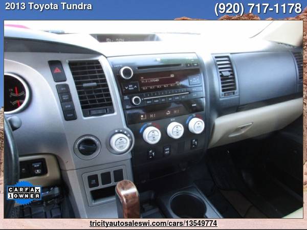 2013 Toyota Tundra Limited 4x4 4dr Double Cab Pickup SB (5.7L V8)... for sale in MENASHA, WI – photo 13