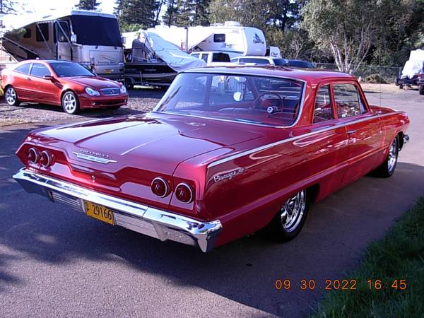 1963 Chevrolet Biscayne 2 door post for sale in Lakeside, OR – photo 4