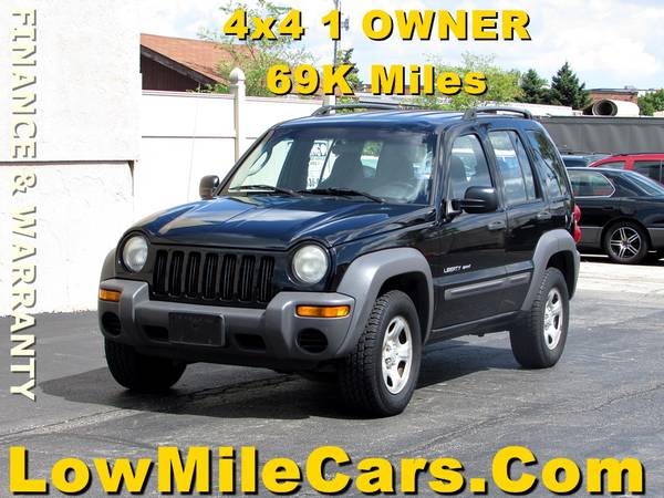 low miles 4x4 2003 Jeep Liberty small suv 69k for sale in Willowbrook, IL