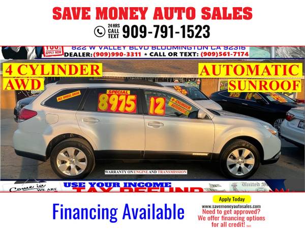 2012 Subaru Outback AWD AUTOMATIC 4 CYLINDER EXTRA CLEAN - cars & for sale in BLOOMINGTON, CA