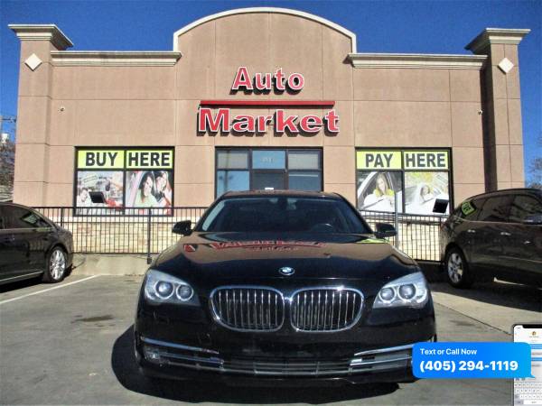 2014 BMW 7 Series 740Li xDrive AWD 4dr Sedan $0 Down WAC/ Your Trade... for sale in Oklahoma City, OK – photo 3