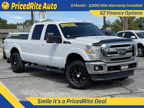 2013 Ford F250 Super Duty Crew Cab Lariat Pickup 4D 8 ft - cars & for sale in Lincoln, NE