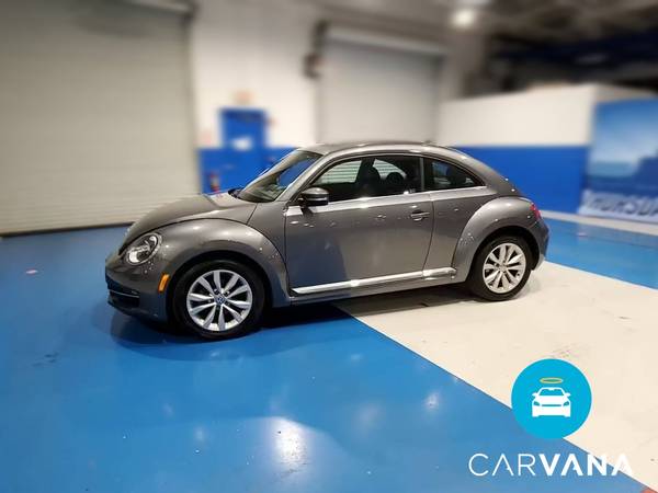 2014 VW Volkswagen Beetle TDI Hatchback 2D hatchback Gray - FINANCE... for sale in Oak Park, IL – photo 4
