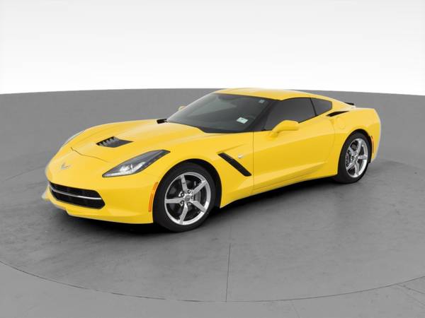 2014 Chevy Chevrolet Corvette Stingray Coupe 2D coupe Yellow -... for sale in Valhalla, NY – photo 3