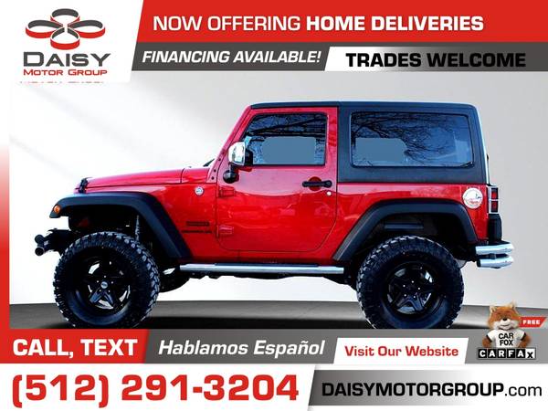 2015 Jeep Wrangler 2dr 2 dr 2-dr Sport for only 465/mo! - cars & for sale in Round Rock, TX – photo 7