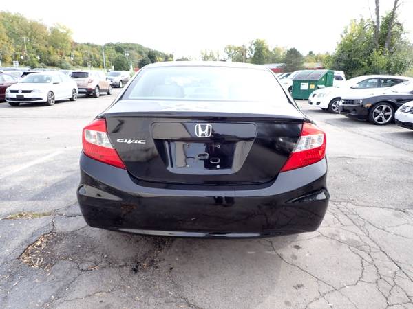 2012 Black HONDA CIVIC EX-L - - by dealer - vehicle for sale in Bloomfield, NY – photo 6