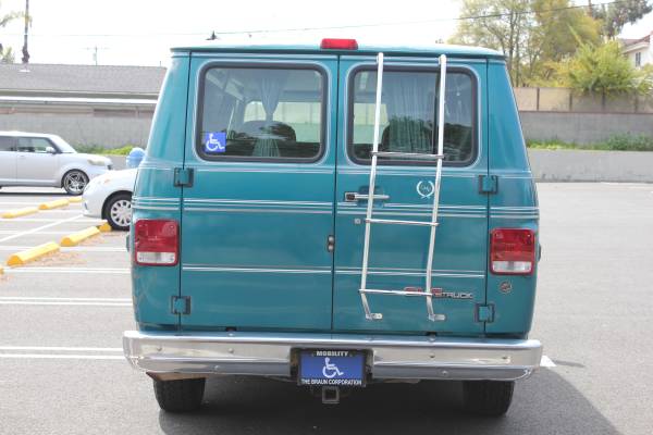 Low 39K Handicap GMC Rally Wagon 2500 wheelchair access mobility van for sale in Torrance, CA – photo 6