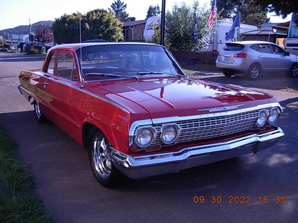 1963 Chevrolet Biscayne 2 door post for sale in Lakeside, OR – photo 3