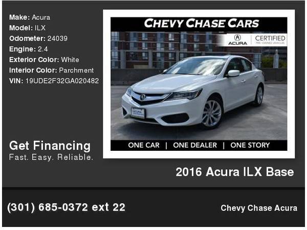 2016 Acura ILX Base for sale in Bethesda, MD