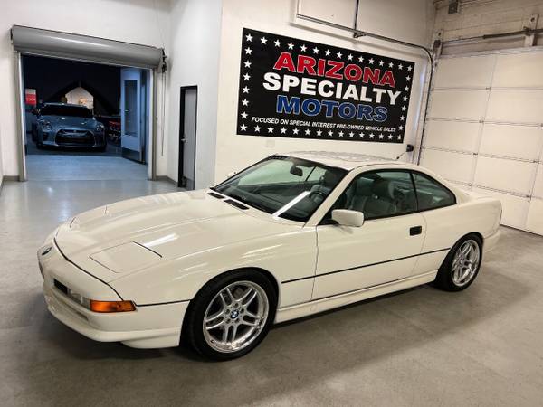1993 BMW 850Ci Coupe Manual 6 Speed White/Dove Gray STUNNING IN & for sale in Tempe, AZ