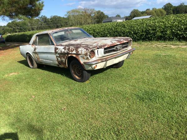 BARN FIND - ONE OWNER 1965 (has a lot of 64.5 parts) Mustang for sale in Fountain, NC – photo 2