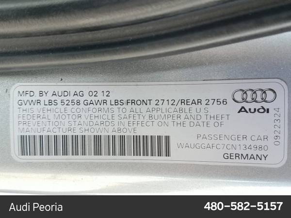 2012 Audi A6 3.0T Premium Plus AWD All Wheel Drive SKU:CN134980 for sale in Peoria, AZ – photo 23