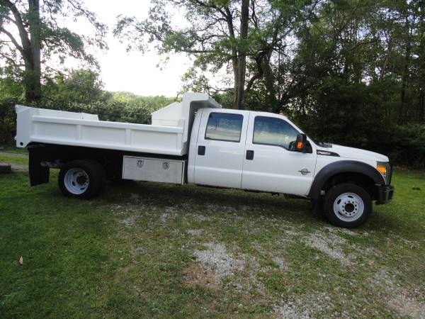 2012 FORD RUST FREE F550, CREW CAB, DUMP TRUCK WITH 6.7L TURBO DIESEL for sale in TALLMADGE, IN – photo 14