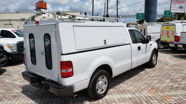 2008 FORD F150 XL, REGULAR CAB, 8 FT BED WITH TOPPER, 4.2 V6 for sale in largo, FL – photo 8