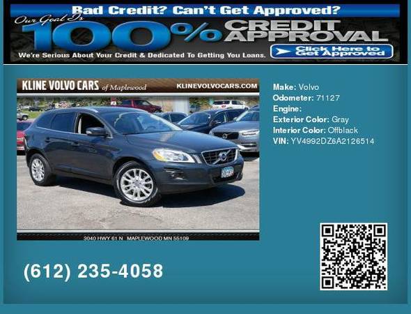 2010 Volvo XC60 3 0T - - by dealer - vehicle for sale in Maplewood, MN