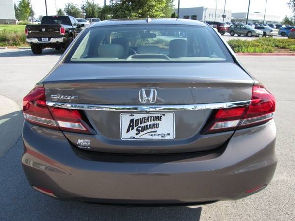 2015 Honda Civic EX-L sedan Gray for sale in Fayetteville, AR – photo 5