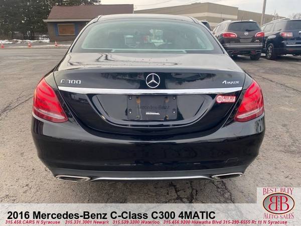 2016 MERCEDES-BENZ C-CLASS C300 4MATIC EVERYONE APPROVED! - cars & for sale in NEWARK, NY – photo 3