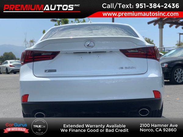 2016 Lexus IS 200t F SPORT PKG - RED INTERIOR LOW MILES! CLEAN TITLE😊 for sale in Norco, CA – photo 9