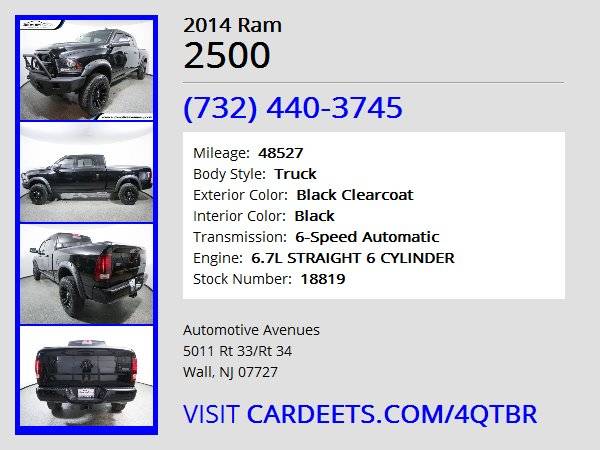 2014 Ram 2500, Black Clearcoat for sale in Wall, NJ – photo 22