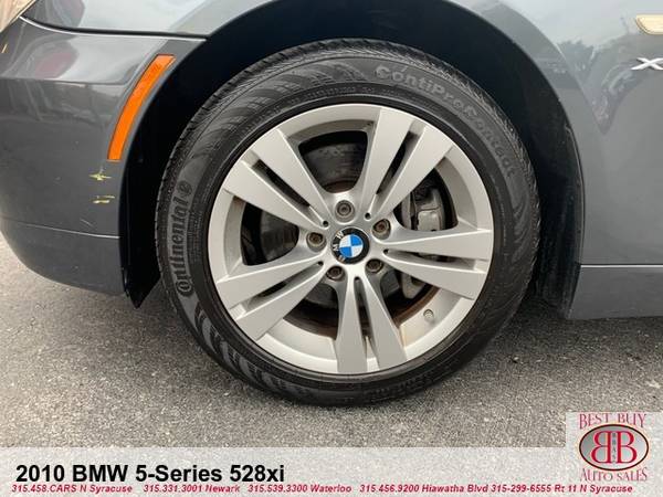 2010 BMW 5-SERIES 528XI! LOADED! SUNROOF! PUSH START! WE DO FINANCING! for sale in N SYRACUSE, NY – photo 9