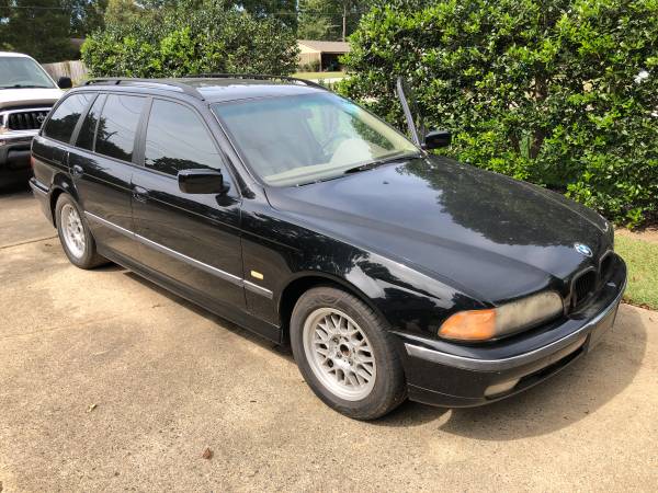 1999 BMW 528i Touring Wagon e39 Black Tan Interior with Extra Parts for sale in High Point, NC