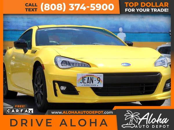 2017 Subaru BRZ SeriesYellow Coupe 2D 2 D 2-D for only 511/mo! for sale in Honolulu, HI – photo 8