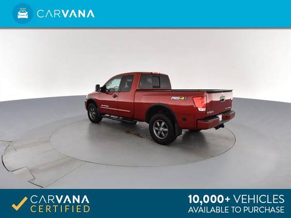 2015 Nissan Titan King Cab PRO-4X Pickup 4D 6 1/2 ft pickup Red - for sale in Indianapolis, IN – photo 8