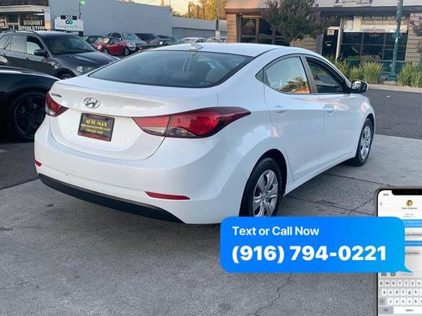 2016 Hyundai Elantra SE 4dr Sedan 6A (US) - Your job is your credit! for sale in Roseville, CA – photo 8