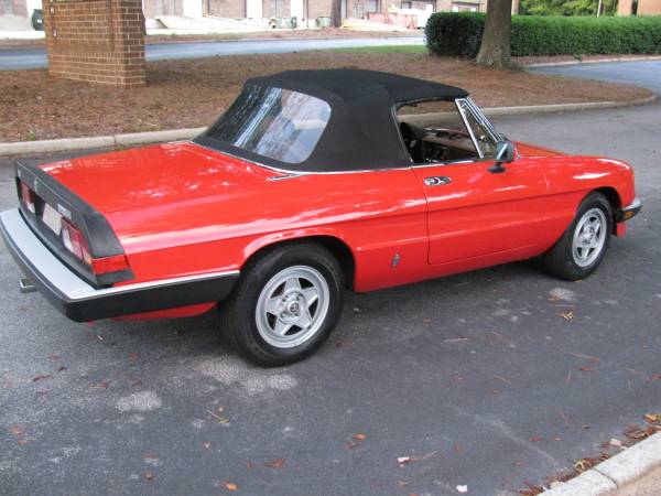 1984 Alfa Romeo Spider ; Red; 46 K. Miles !! for sale in Tucker, GA – photo 6