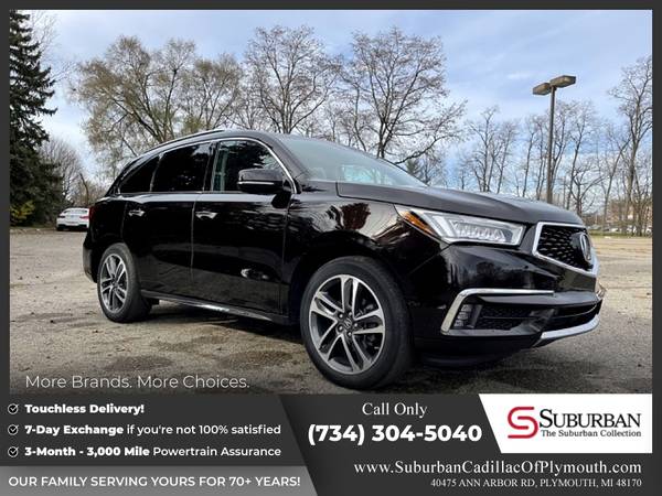767/mo - 2017 Acura MDX 3 5L 3 5 L 3 5-L SHAWD w/Advance Package for sale in Plymouth, MI – photo 8