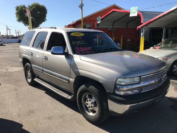 ONLY $2,900. OUT-THE-DOOR!!! 2003 CHEVY TAHOE LS, 178k 2 Wheel Dr for sale in Modesto, CA