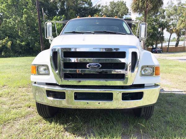 2010 Ford F750 Super Duty Flatbed Truck for sale in Palatka, MI – photo 3