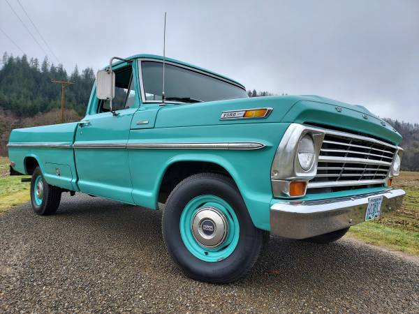 68 Ford F100 Camper Special 390 4 Speed Power Brakes/Steering for sale in Satsop, WA – photo 10