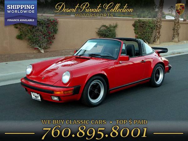 Stunning 1989 Porsche 911 Carrera Targa priced to sell! for sale in Palm Desert, NY – photo 4