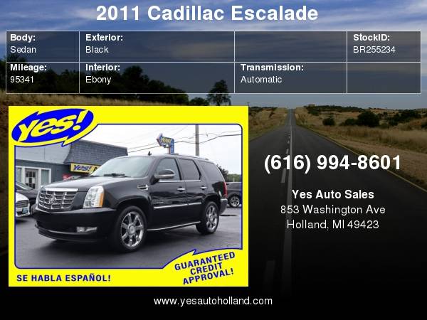 2011 Cadillac Escalade Luxury for sale in Holland , MI – photo 23