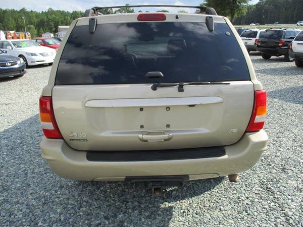 2001 Jeep Grand Cherokee Ltd 4X4,Gold,204K,4.7L V8,Leather,Roof,NICE!! for sale in Sanford, NC 27330, NC – photo 7