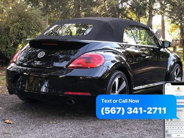 2013 Volkswagen Beetle 2d Convertible 2.0T 6spd/PZEV DC LOW PRICES... for sale in Northwood, OH – photo 3