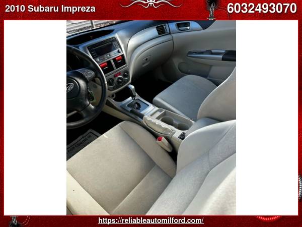 2010 Subaru Impreza 2 5i Premium AWD 4dr Sedan 4A for sale in Milford, NH – photo 16